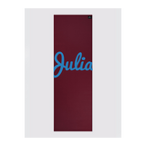 Personalised Yoga Mat 6mm With Custom Design - Raspberry